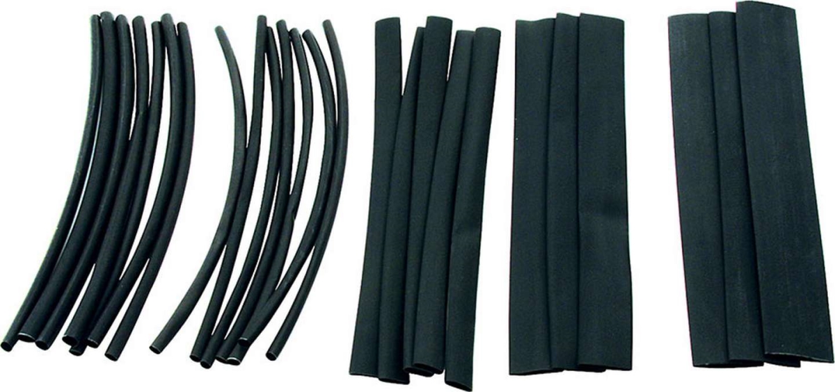 Heat Shrink Tube, Single Wall, 2:1 I.D. Shrink Ratio, 6 in