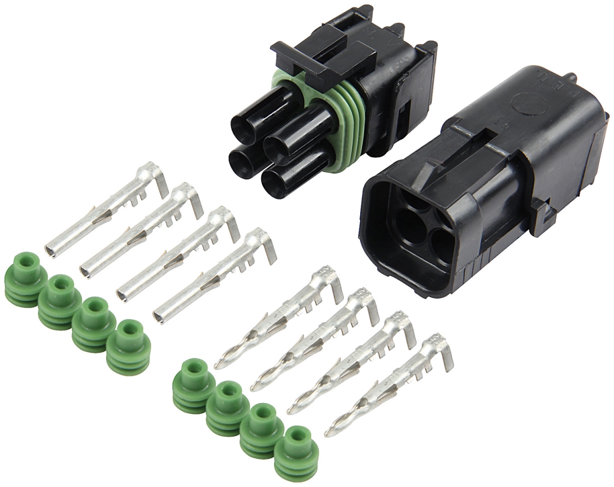 4-Wire Weather Pack Square Connector Kit
