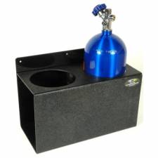 TC149 10 lbs 2 Bottle Capacity Nitrous Oxide Bottle Holder Floor & Wall Mount - Black