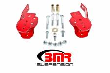 CAB005R Control Arm Relocation Bracket for 2005-14 Ford Mustang, Red
