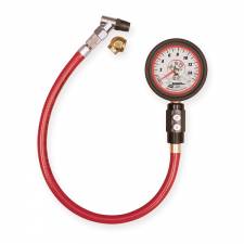 52-52033 2.5 in. Deluxe Glow-In-The-Dark Quick Fill Tire Pressure Gauge - 0-15 PSI