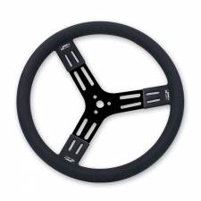 Picture of Longacre 52-56809 15 in. Fat Grip Aluminum Steering Wheel - Black