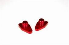 WP8212ANS No.12 AN Water Port Adapters for Small Block Ford, Black