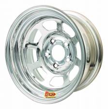 50-284720 15 x 8 in. 50 Series Rolled Wheel, Chrome - 5 x 4.75 in. Bolt Circle