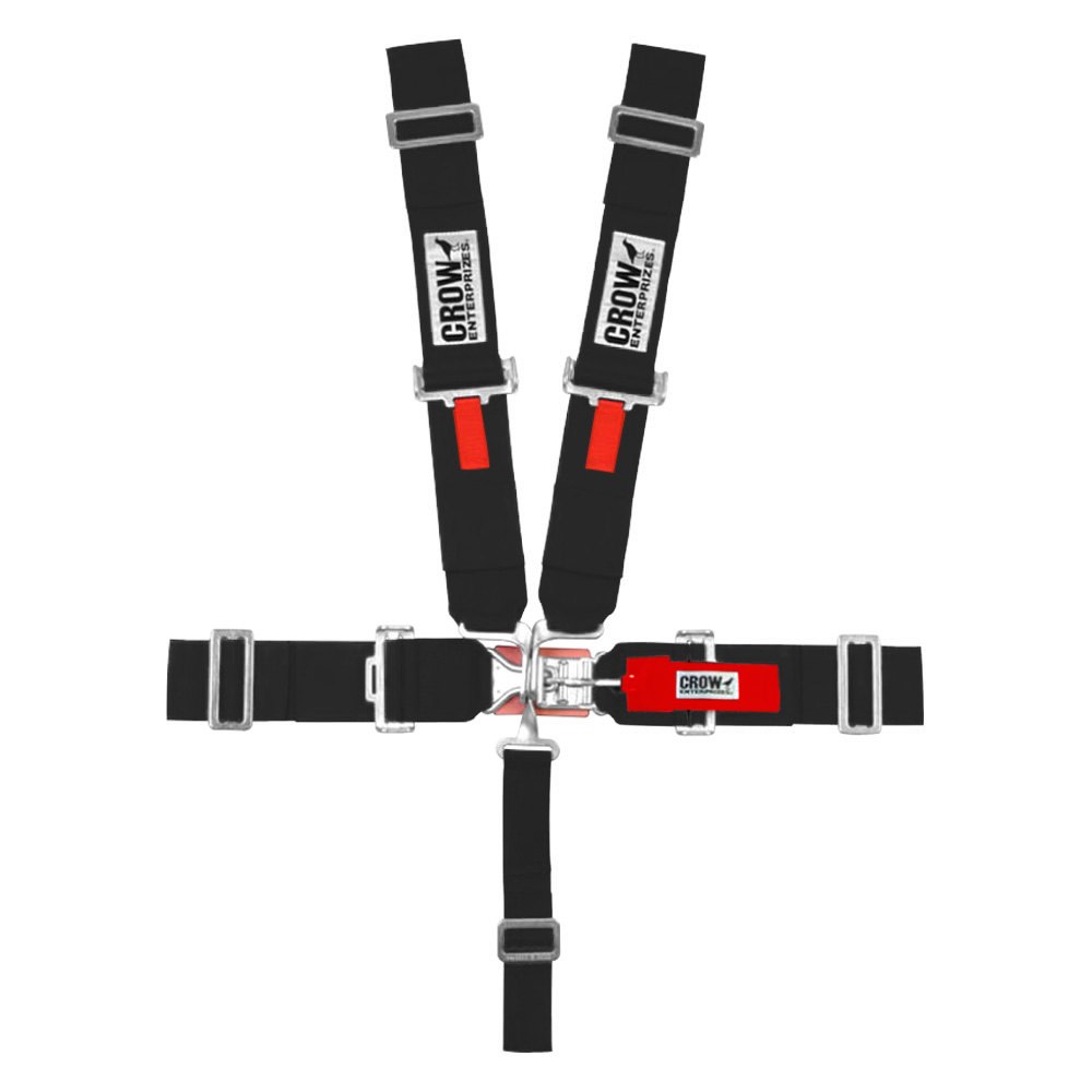 11014DB Wrap Around - Pull Up 5 Points Small Latch Hans Harness Set - Black - Small