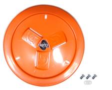 10230 Quick Release Fastener Vented Wheel Cover - Orange