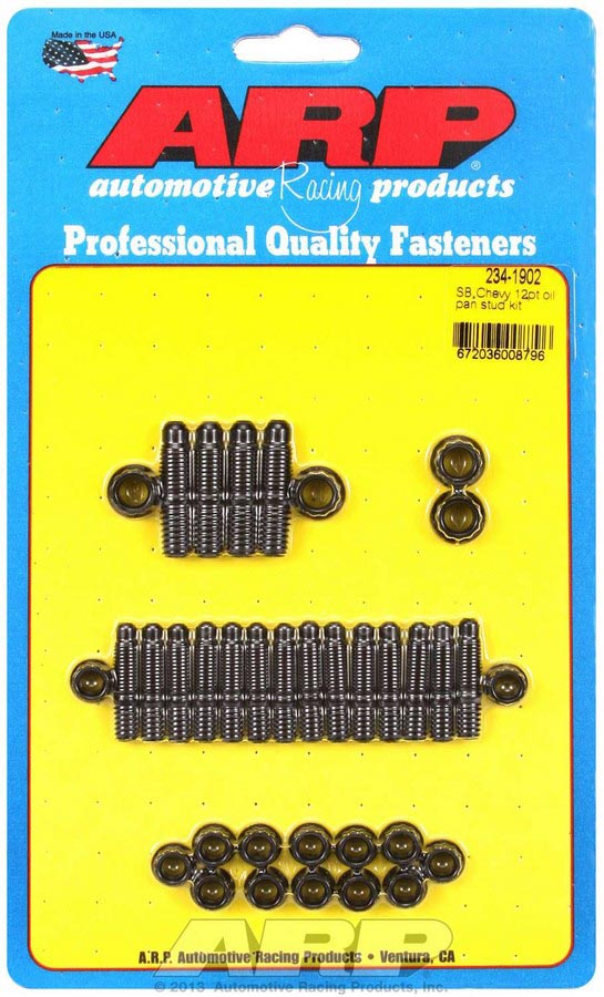 234-1902 12-Point Oil Pan Stud Kit for Small Block Chevy