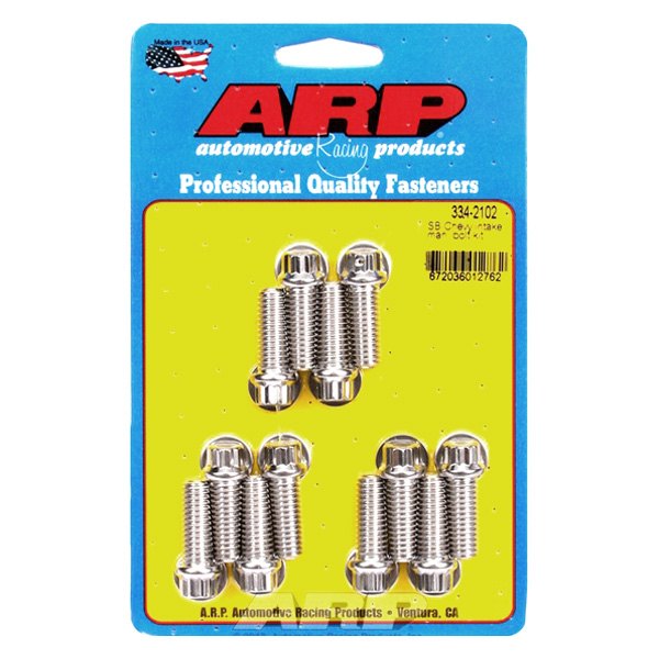 334-2102 Hex Intake Bolt Kit for 1959 Small Block Chevy 3B