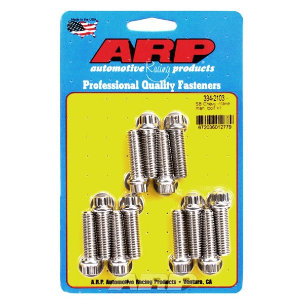 334-2103 Intake Bolt Kit for 1959 Small Block Chevrolet Genration I Engine