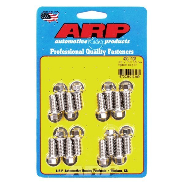 Picture of ARP 400-1108 0.37 x 0.75 in. Stainless Steel Header Bolt Kit - Pack of 16