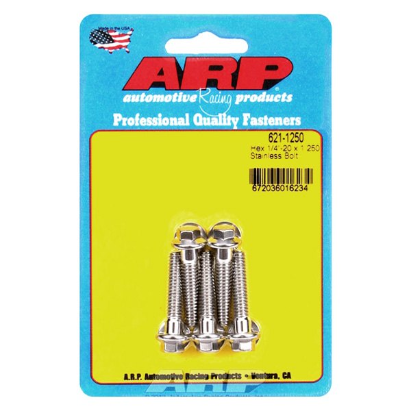 621-1250 0.25-20 x 1.25 in. Stainless Steel 6 Point Bolt Kit - Set of 5