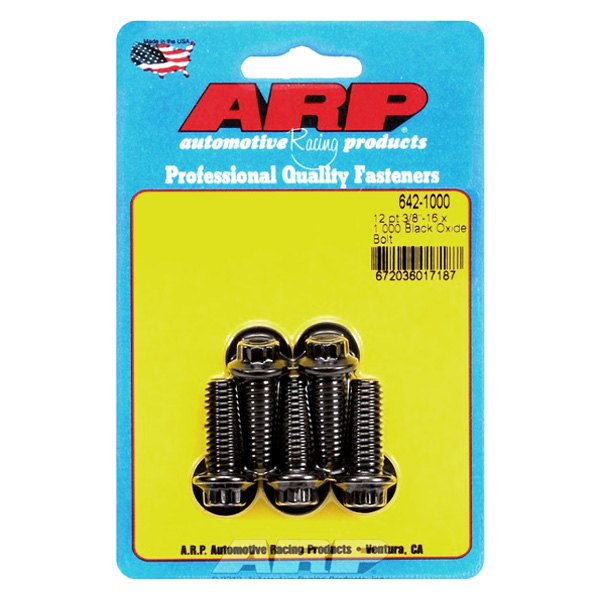 642-1000 0.37-16 x 1 in. 12 Point Bolt Kit - Set of 5
