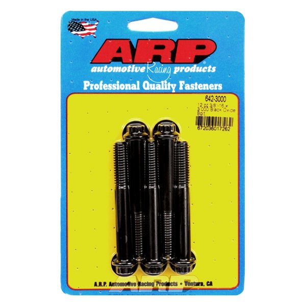 642-3000 0.37-16 x 3 in. 12 Point Bolt Kit - Set of 5, 5PK