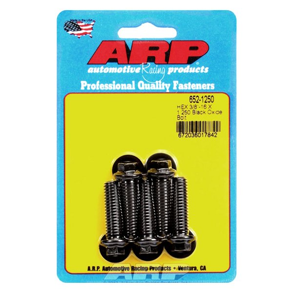 652-1250 0.37-16 x 1.25 in. 6 Point Bolt Kit - Set of 5