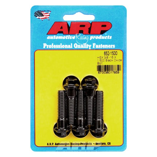 652-1500 0.37-16 x 1.5 in. 6 Point Bolt Kit - Set of 5, 5PK