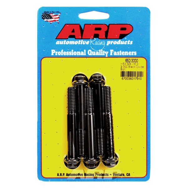 652-3000 0.37-16 x 3 in. 6 Point Bolt Kit - Set of 5