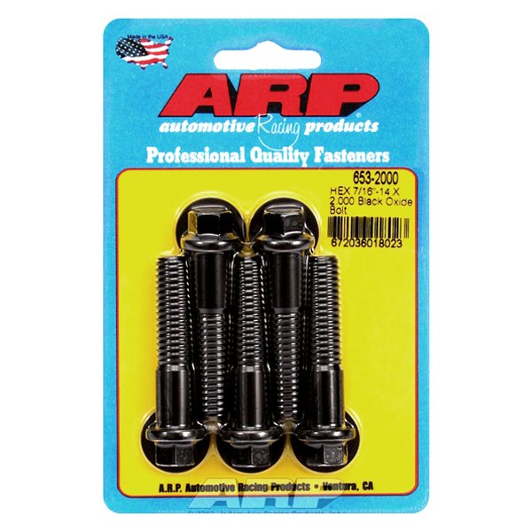 653-2000 0.43-14 x 2 in. 6 Point Bolt Kit - Set of 5
