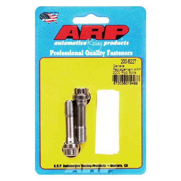 200-6227 0.37 in. Replacement Steel Rod Bolt Kit - Pack of 2