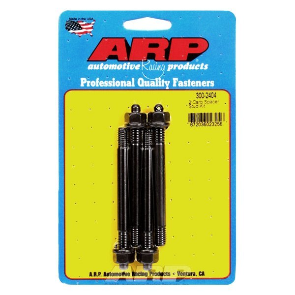 300-2404 0.31 x 3.7 in. OAL Hex Carburetor Stud Kit - Black