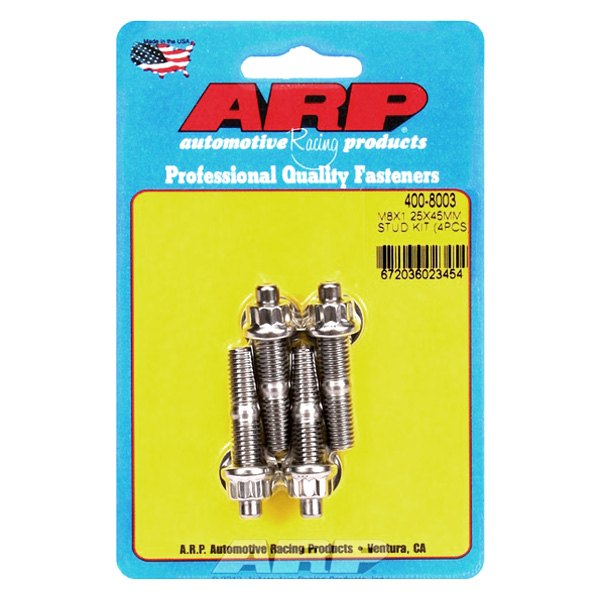 400-8003 M8 x 1.25 in. x 45 mm Stainless Steel Stud Kit - 4 Piece