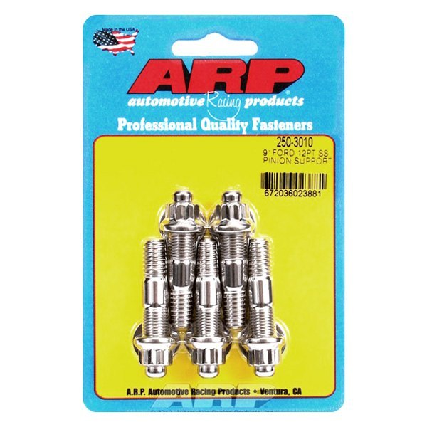 250-3010 9 in. 12 Point Rear Stainless Steel Pinion Support Stud Kit for Ford