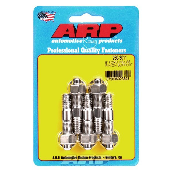 250-3011 9 in. 6 Point Rear Stainless Steel Pinion Support Stud Kit for Ford