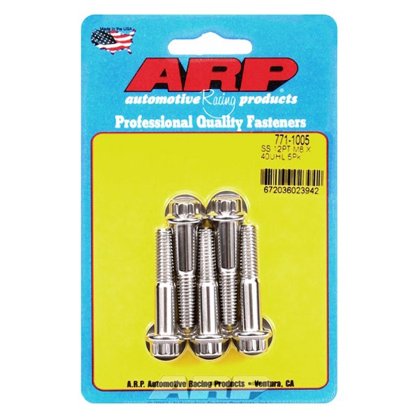 771-1005 8 mm x 1.25 in. Stainless Steel 12 Point Bolt Kit - Set of 5