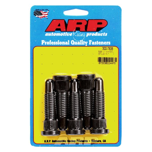 300-7806 2.65 in. Underhead Length Nascar Wheel Stud Kit - Set of 5