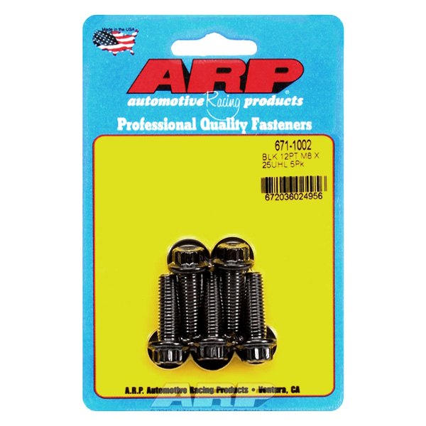 671-1002 8 mm x 1.25 in. 12 Point Bolt Kit - Set of 5