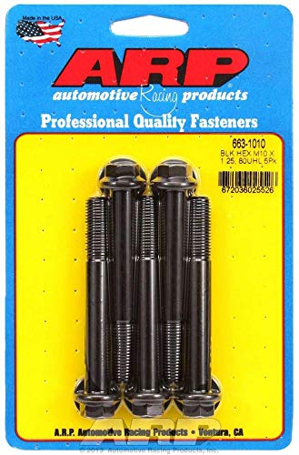 663-1010 10 mm x 1.25 in. 6 Point Bolt Kit - Set of 5