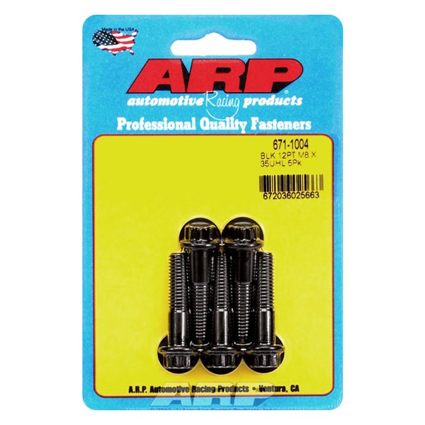 671-1004 8 mm x 1.25 in. 12 Point Bolt Kit - Set of 5