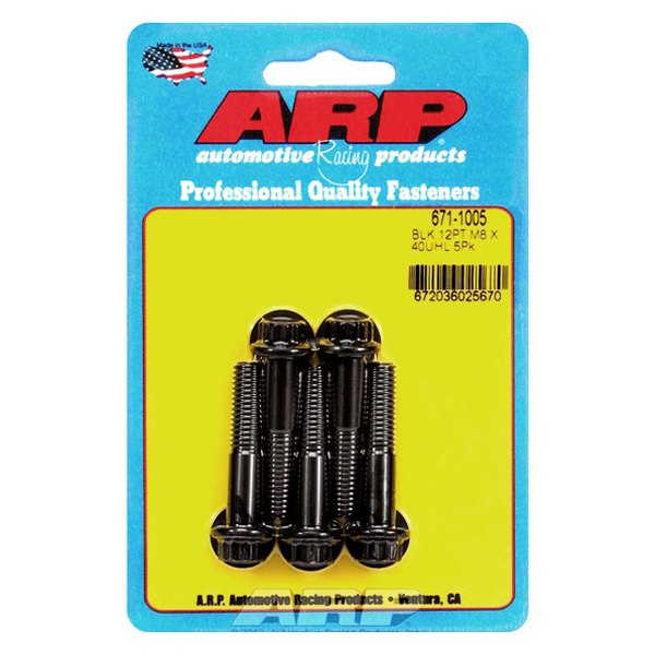 671-1005 8 mm x 1.25 in. 12 Point Bolt Kit - Set of 5