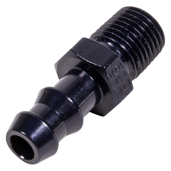 Picture of Fragola 484006-BL 0.37 Hose Barb x 0.25 MPT Adapter Fitting - Black