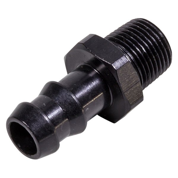 Picture of Fragola 484008-BL 0.5 Hose Barb x 0.375 MPT Adapter Fitting - Black