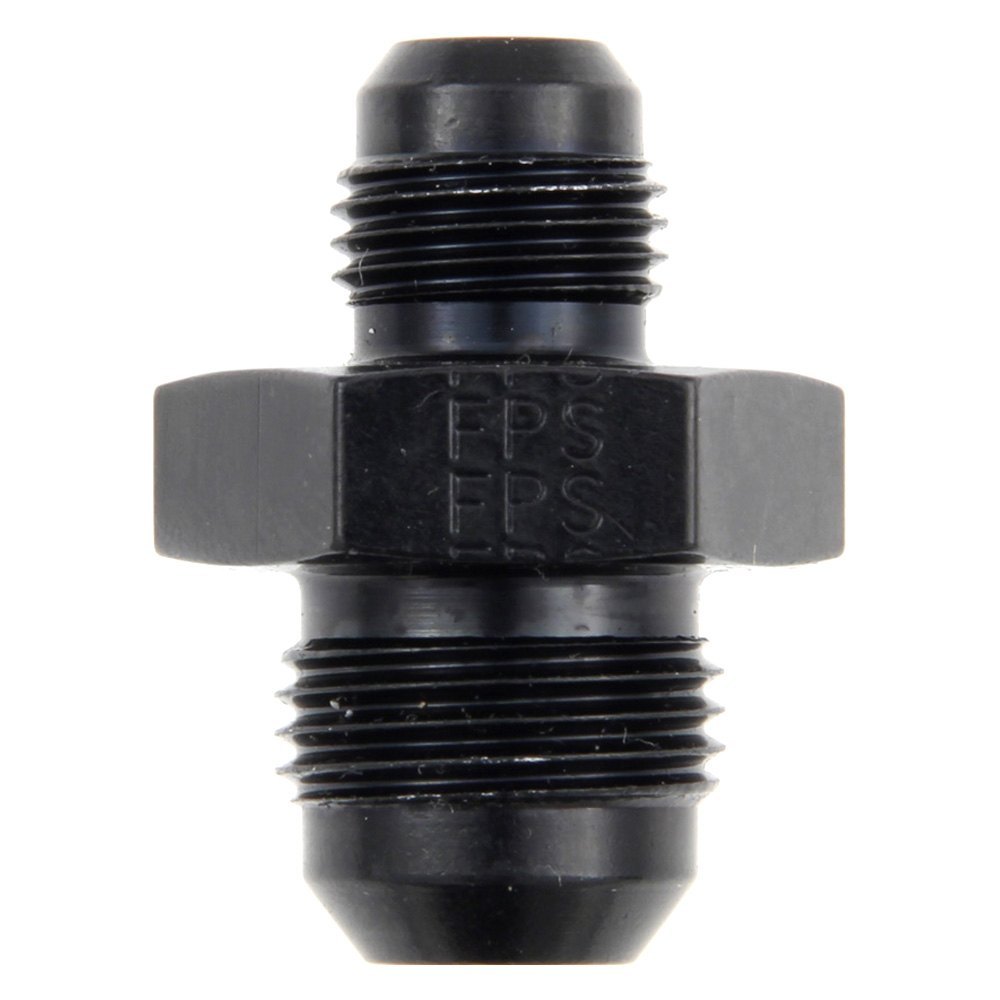 491912-BL -6 AN x -8 AN Male Reducer Fitting - Black