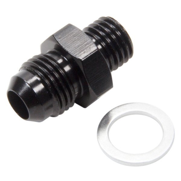 Picture of Fragola 491953-BL -6 AN x 12 mm x 1.5 in. Adapter Fitting - Black
