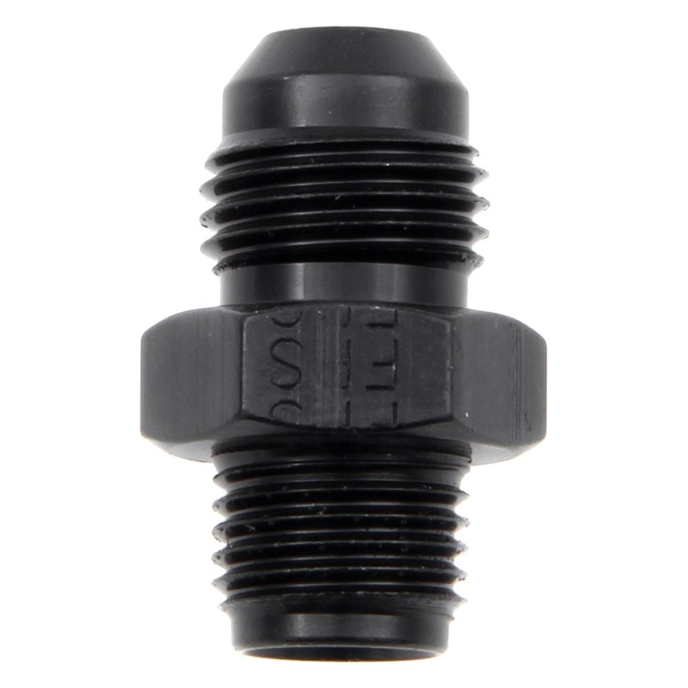 Picture of Fragola 491955-BL -6 AN x 0.5-20.31 in. Tube Inverted Flare Male Adapter Fitting - Black Anodize
