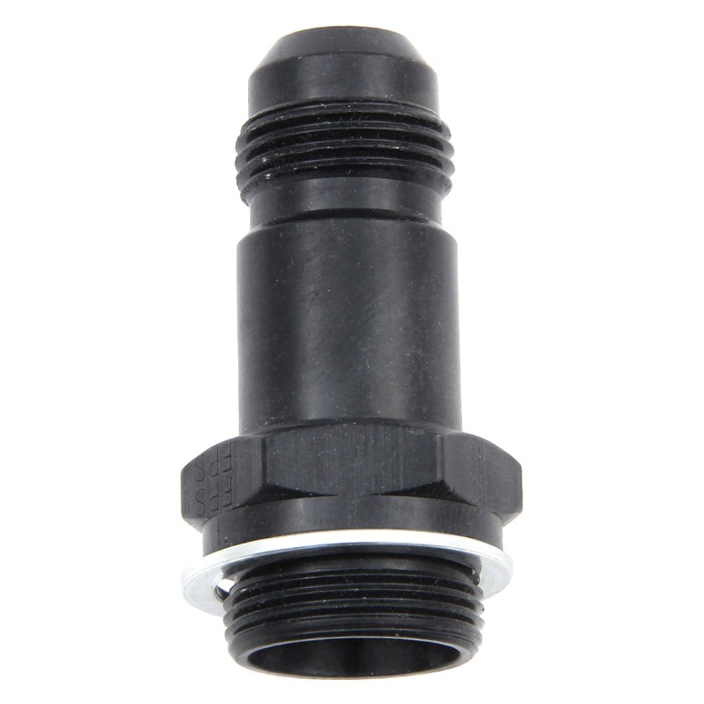 Picture of Fragola 491957-BL -8 AN x 0.87-20 in. Dual Feed Male Adapter Fitting - Black