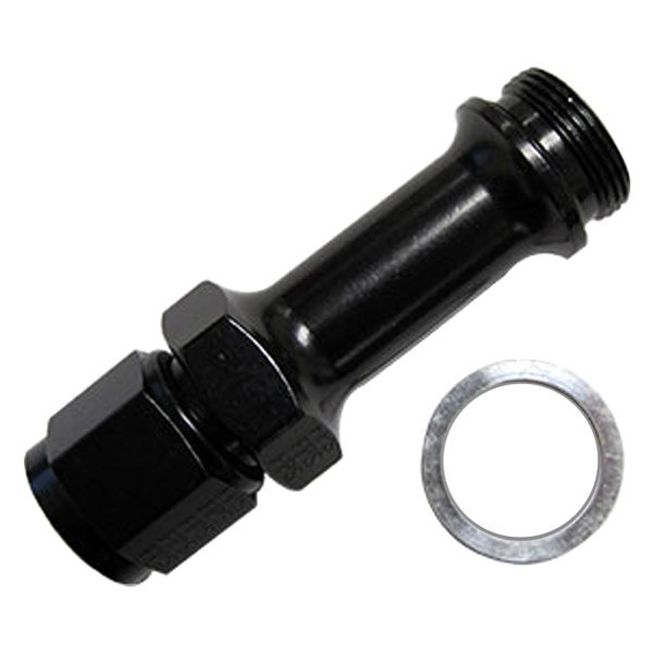 Picture of Fragola 491974-BL -8 AN x 0.87 -20 in. Carburetor Adapter Fitting - Black Anodize
