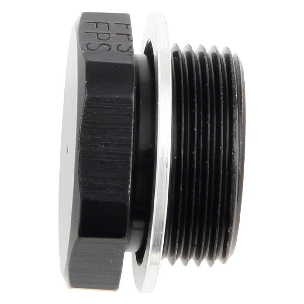 491980-BL 0.87-20 in. Blank Inlet Plug - Black