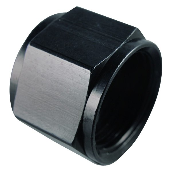 492920-BL -20 AN Aluminum Flare Cap - Black