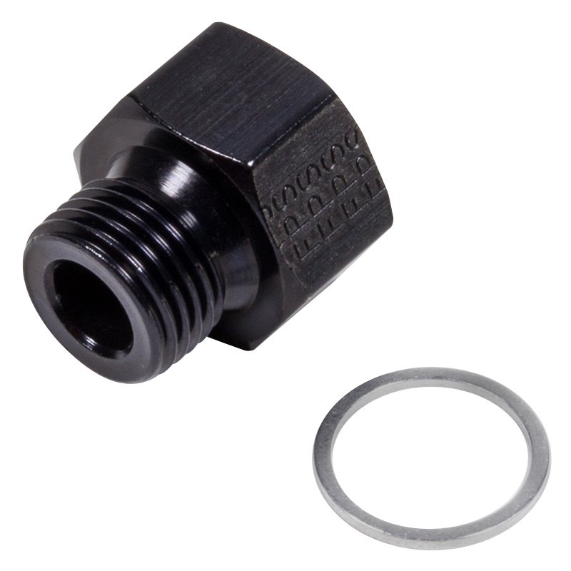 493020-BL Temperature Probe Adapter Fitting for GM LS Engine - Black