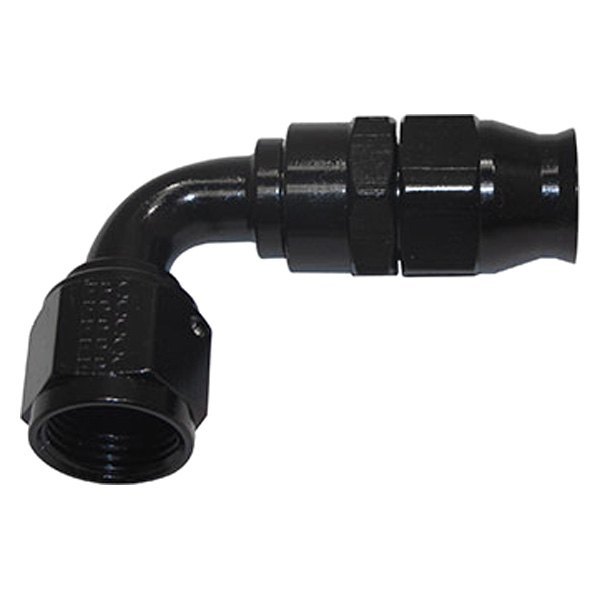 Picture of Fragola 689008-BL -8 AN 90 deg PTFE Hose End Fitting - Black