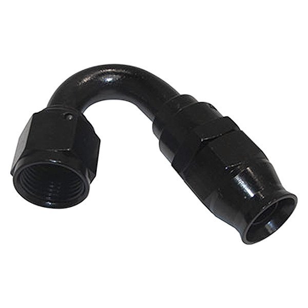 681506-BL -6 AN 150 deg PTFE Hose End Fitting - Black