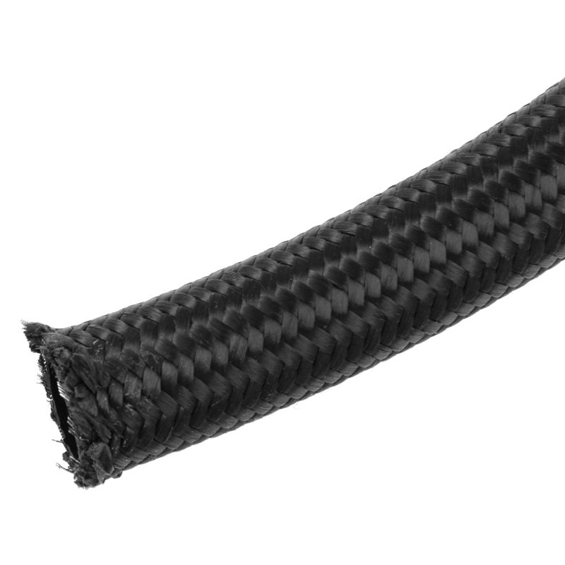 840606 6 ft. -6 AN Nylon Race Hose - Black