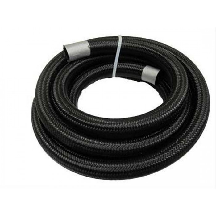 840612 6 ft. -12 AN Nylon Race Hose - Black
