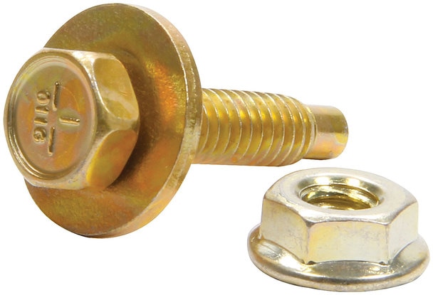 1.12 in. Body Bolt Kit with Clips - Gold, Pack of 50