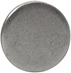 1.62 in. Steel End Caps - Round, Pack of 10
