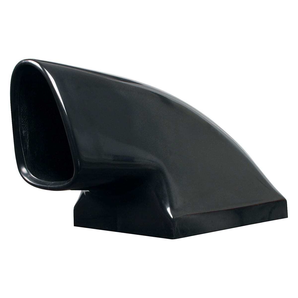 High-Gloss Black Dragster Scoop, 16 x 14 x 33 in.