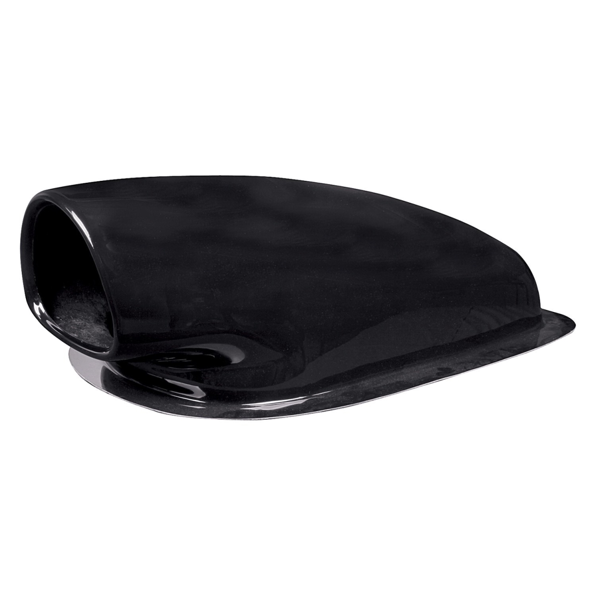 Closed Back High-Gloss Black Fiberglass Aero Scoop